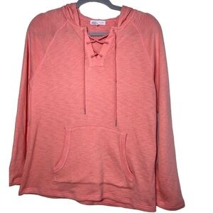 Talbots Hello Saturday Hooded Front Notch Front Pockets Size Small